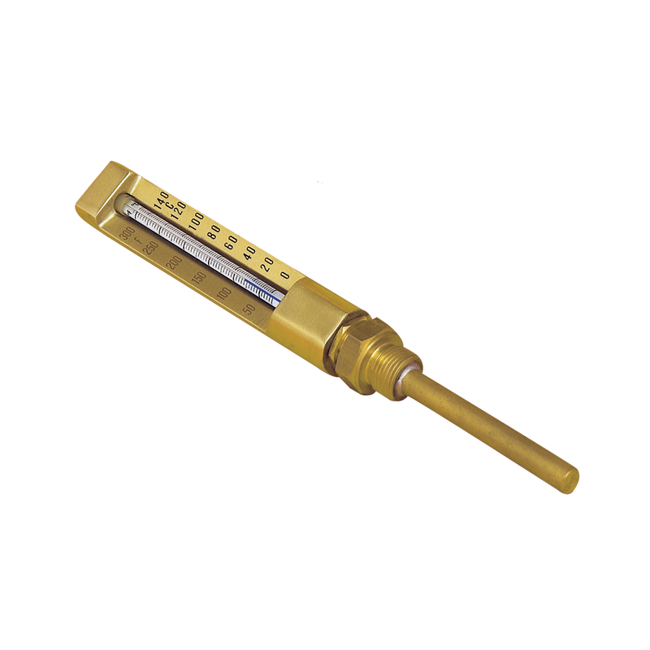 Nuova Fima Industrial Glass Tube Thermometer, TV606